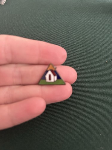 Rare vintage enamel brooch pin - rare, brooch-pin