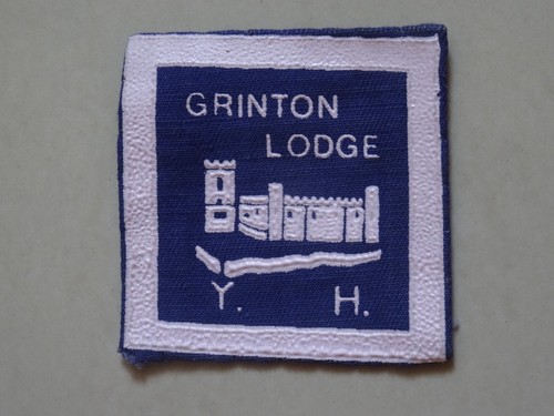 Grinton lodge cloth badge - grinton, y.h.