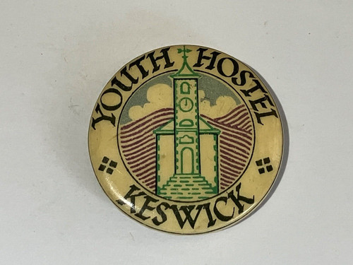 Vintage keswick hostel pin - hostel,