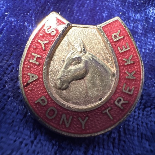 Enamel badge pony trekker - enamel,