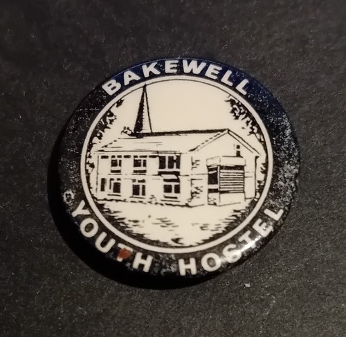 Vintage youth hostel pin badge - youth,