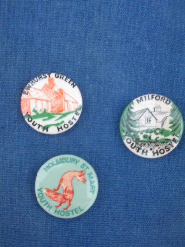 Old youth hostel badges - ,