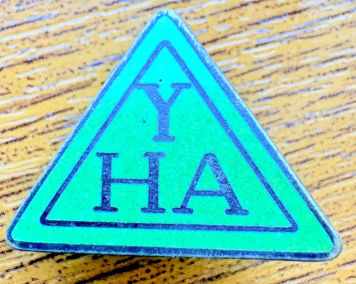 Vintage yha enamel triangle - enamel,