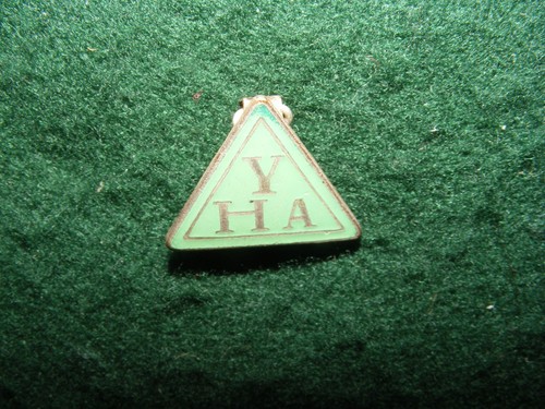 Vintage enamel pin badge a - enamel, h