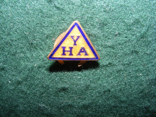Vintage enamel button hole - enamel,